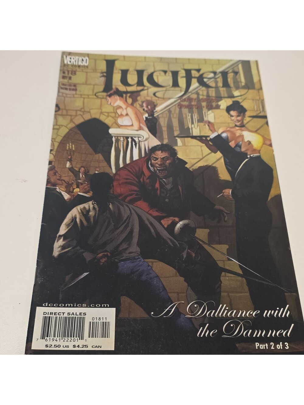 Vertigo/DC Lucifer #18 A Dalliance with the Damned Carey Moeller Color